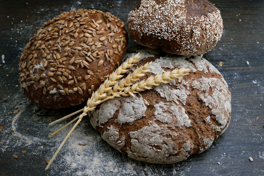 Fresh bakery bread and pastries